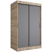 Szafa przesuwna MODUO COMFORT 120 dąb sonoma/antracyt gładka MKPOL