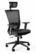 Fotel biurowy ERGONIC czarny UNIQUE
