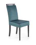 Krzesło CLARION 2 VELVET ciemnozielone HALMAR
