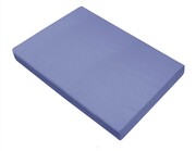Prześcieradło satynowe 160x210 błękitne bez gumki GRENO
