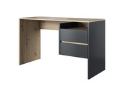 Biurko PACO 3 dąb/antracyt VIVALDI