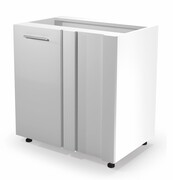 Szafka kuchenna narożna 100(80) VENTO DN-100/82 biały połysk HALMAR