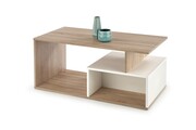Ława COMBO 110x55 dąb sonoma/biała HALMAR