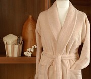 Szlafrok bawełniany CORTINA Frotex XL beżowy GRENO