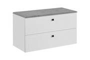 Szafka pod umywalkę nablatową HAVANA WHITE 82-100 biała COMAD