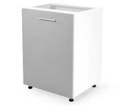 Szafka kuchenna stojąca 60 VENTO D-60/82 jasnoszary połysk HALMAR