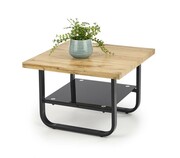 Ława ESPINOZA KWADRAT 65x65 dąb naturalny HALMAR