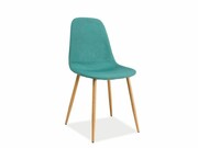Krzesło FOX miętowe/dąb SIGNAL