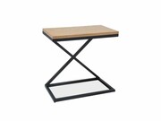 Stolik kawowy LIZ II 50x30 dąb SIGNAL