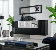 Komoda BLOX SB V czarna/biała ASM Meble