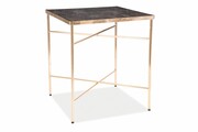 Ława CALI 45x45 marmur/złota SIGNAL