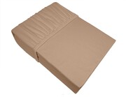 Prześcieradło z gumką Jersey Frotex 160x200 beżowe GRENO