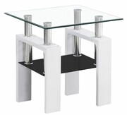 Ława LISA D 60x60 biały połysk SIGNAL
