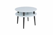 Stolik kawowy UFO MEDIUM 57x57 jasnoszary/czarny RAGABA