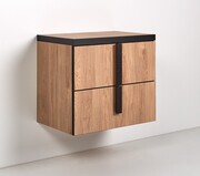 Szafka pod umywalkę nablatową LENS K2.U60 60 hikora z blatem LELOUP