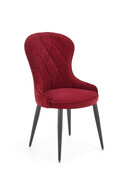 Krzesło K366 VELVET bordowe HALMAR