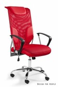 Fotel biurowy THUNDER czerwony UNIQUE