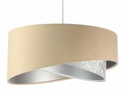 Lampa wisząca ALBIT beżowa/srebrna BPS KONCEPT
