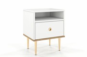 Szafka nocna HARMONI biała SKANDICA