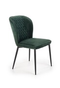 Krzesło K399 VELVET ciemno zielone HALMAR