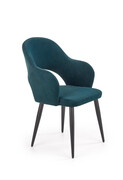 Krzesło k364 VELVET ciemno zielone HALMAR