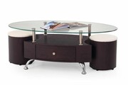 Ława STELLA 120x65 wenge HALMAR