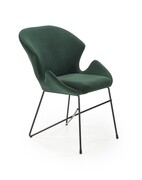 Krzesło K458 VELVET ciemnozielone HALMAR