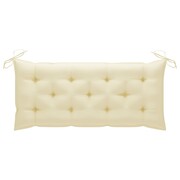 Poduszka ogrodowa TIA 120x50 kremowa VIDAXL