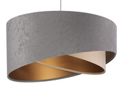 Lampa wisząca SILVERY szara/beżowa/złota BPS KONCEPT