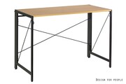 Biurko składane QUICK dąb/czarny UNIQUE