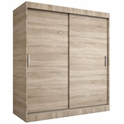 Szafa przesuwna MODUO COMFORT 180 dąb sonoma gładka MKPOL