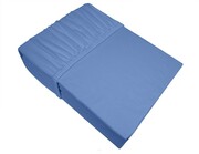 Prześcieradło z gumką Jersey Frotex 160x200 niebieskie GRENO