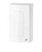 Szafka łazienkowa VERONA W30 P/L biały połysk STOLKAR