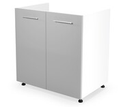 Szafka pod zlew 80 VENTO DK-80/82 jasnoszary połysk HALMAR