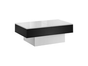 Stolik kawowy SLIDE 113x60 czarny mat/biały połysk FURNIVAL