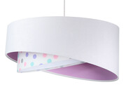 Lampa wisząca SPECK biała/fioletowa BPS KONCEPT