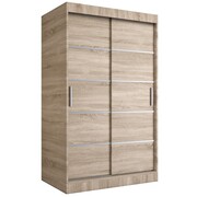 Szafa przesuwna MODUO COMFORT 120 dąb sonoma z listwami MKPOL