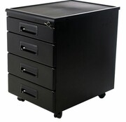 Kontenerek biurowy 325 czarny UNIQUE