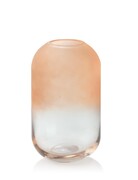 Wazon szklany SERENITE ⌀12x22 cm łososiowy MONDEX