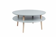 Stolik kawowy UFO Low 70x70 ciemnoszary RAGABA