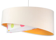 Lampa wisząca SPECK biała/pomarańczowa BPS KONCEPT