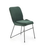 Krzesło K454 VELVET ciemnozielone HALMAR