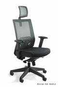 Fotel biurowy NEZ szary UNIQUE