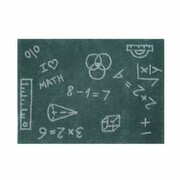 Dywan dziecięcy I LOVE MATH 140x200 zielony LORENA CANALS