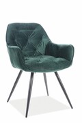 Krzesło CHERRY VELVET zielone SIGNAL