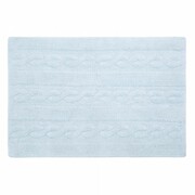 Dywan dziecięcy TRENZAS SOFT BLUE 120x160 niebieski LORENA CANALS