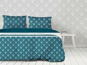 Pościel Satynowa 220X200 DIAMOND zielona GRENO