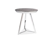 Ława TEMIDA C 42x42 marmur/chrom SIGNAL