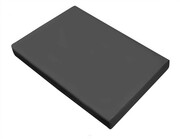 Prześcieradło satynowe 160x210 stalowe bez gumki GRENO
