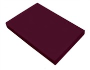 Prześcieradło satynowe 160x210 roan rouge bez gumki GRENO